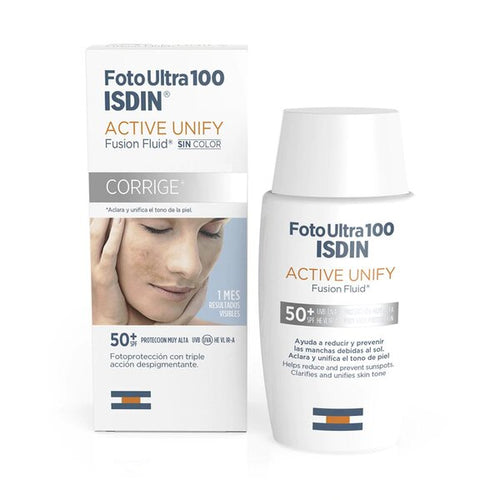 Fotoprotector Isdin Active Unify  50+ Sin Color