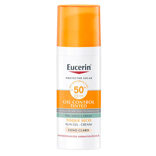 Eucerin Sun Face Oil Control Tono Claro 50+