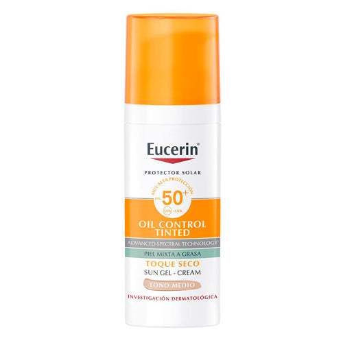 Eucerin Sun Face Oil Control Tono Medio 50+