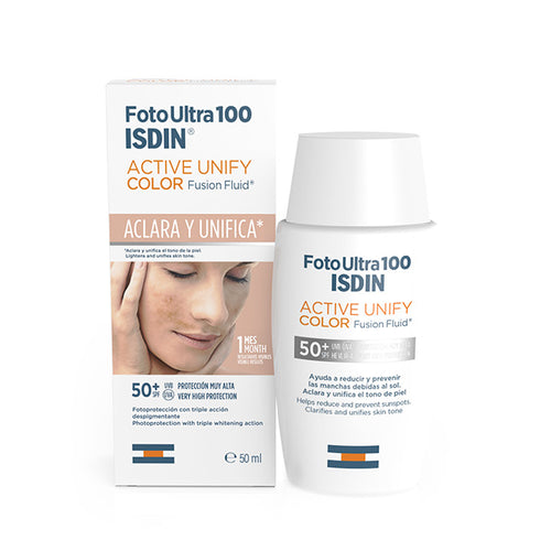 Fotoprotector Isdin Active Unify 50+ Con Color